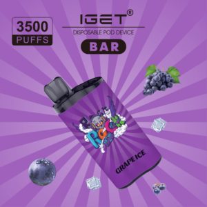 3500 Puff IGET Bar - Grape Ice