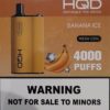 HQD BOX 4000 Puff - Banana Ice