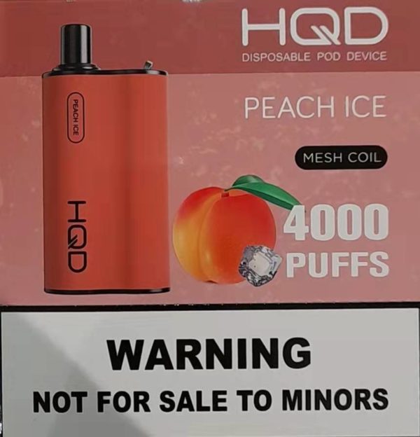 HQD BOX 4000 Puff - Peach Ice