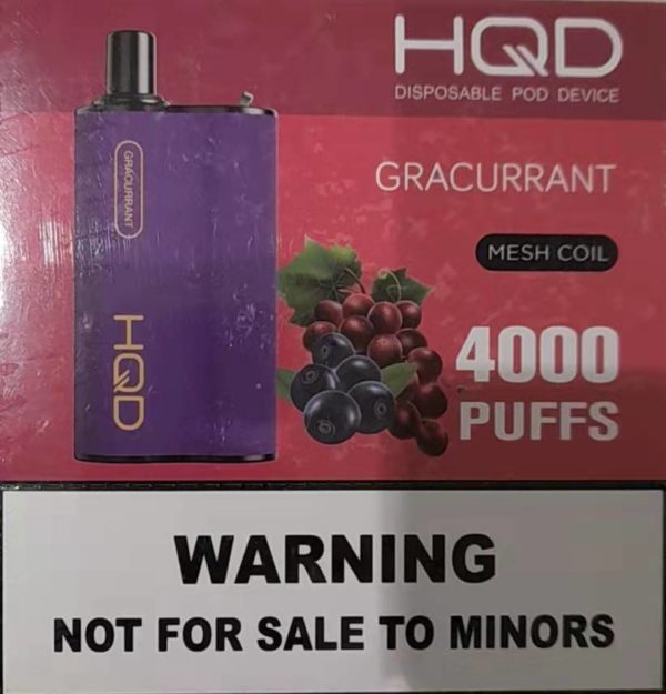 HQD BOX 4000 Puff – Gracurrant (Blackberry Grape)