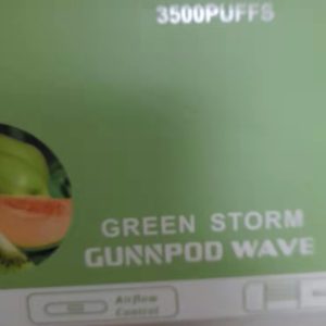 Gunnpod WAVE 3500 puffs - Green Storm