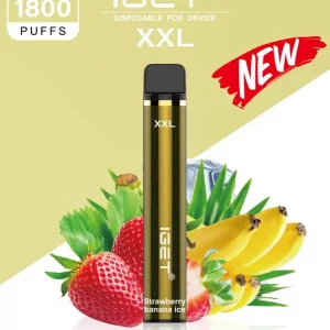 IGET XXL 1800 Puff - Strawberry Banana Ice Min