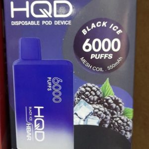 HQD 6000 Puff HBAR - Black Ice