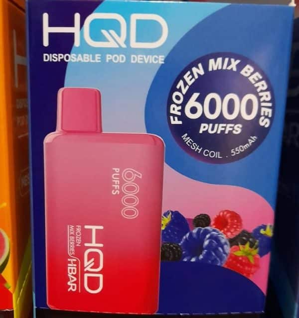 HQD 6000 Puff HBAR - Frozen Mix Berries