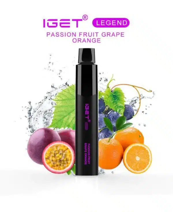 IGET Legend 4000 Puff - Passion Fruit Grape Orange