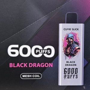 6000 Puffs Cuvie Slick - Black Dragon