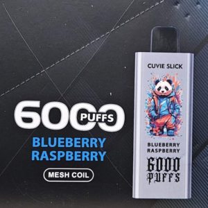 6000 Puffs Cuvie Slick - Blueberry Raspberry