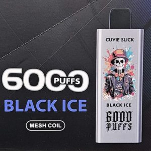 6000 Puffs Cuvie Slick - Black Ice