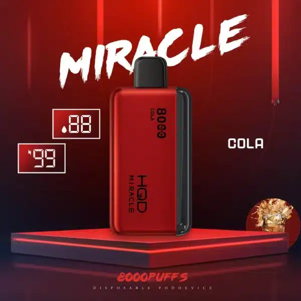 HQD 8000 Puffs Miracle - Cola - Image 2